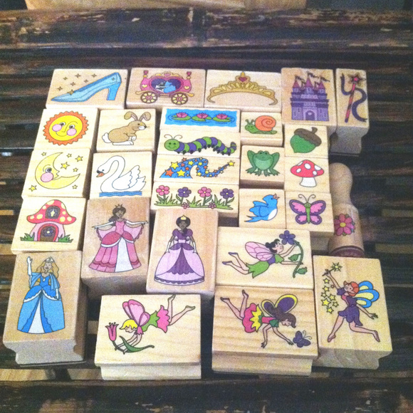 melissa and doug stamp set princess